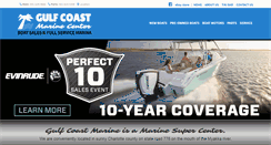 Desktop Screenshot of gulfcoastmarinecenter.com